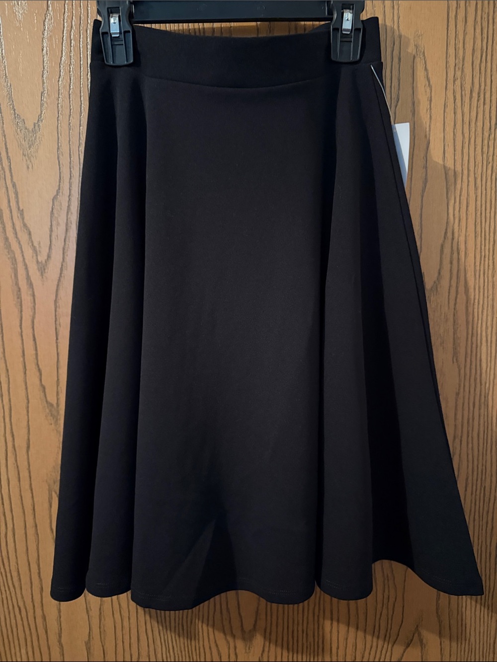 Iz Byer Black Circle Skater Dress